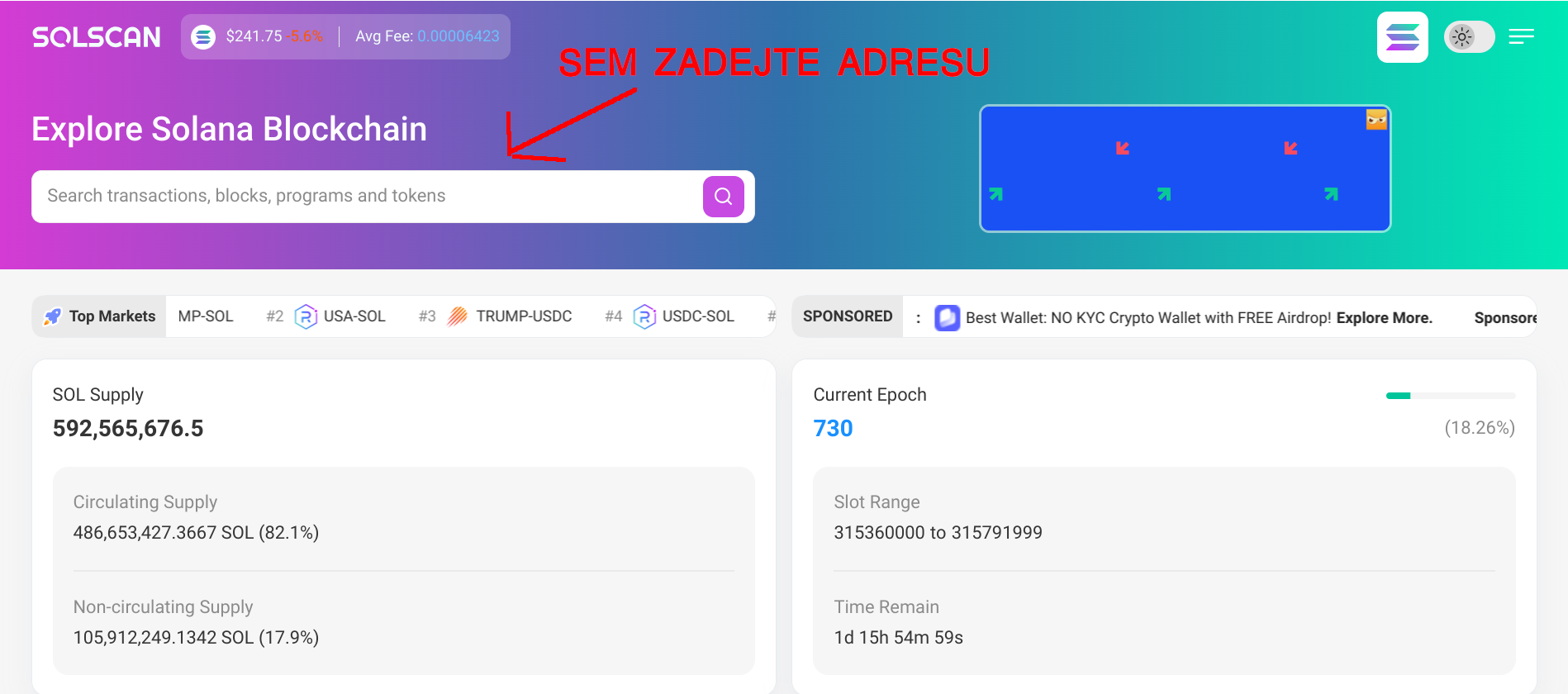 Overenie stavu Stellar peňaženky